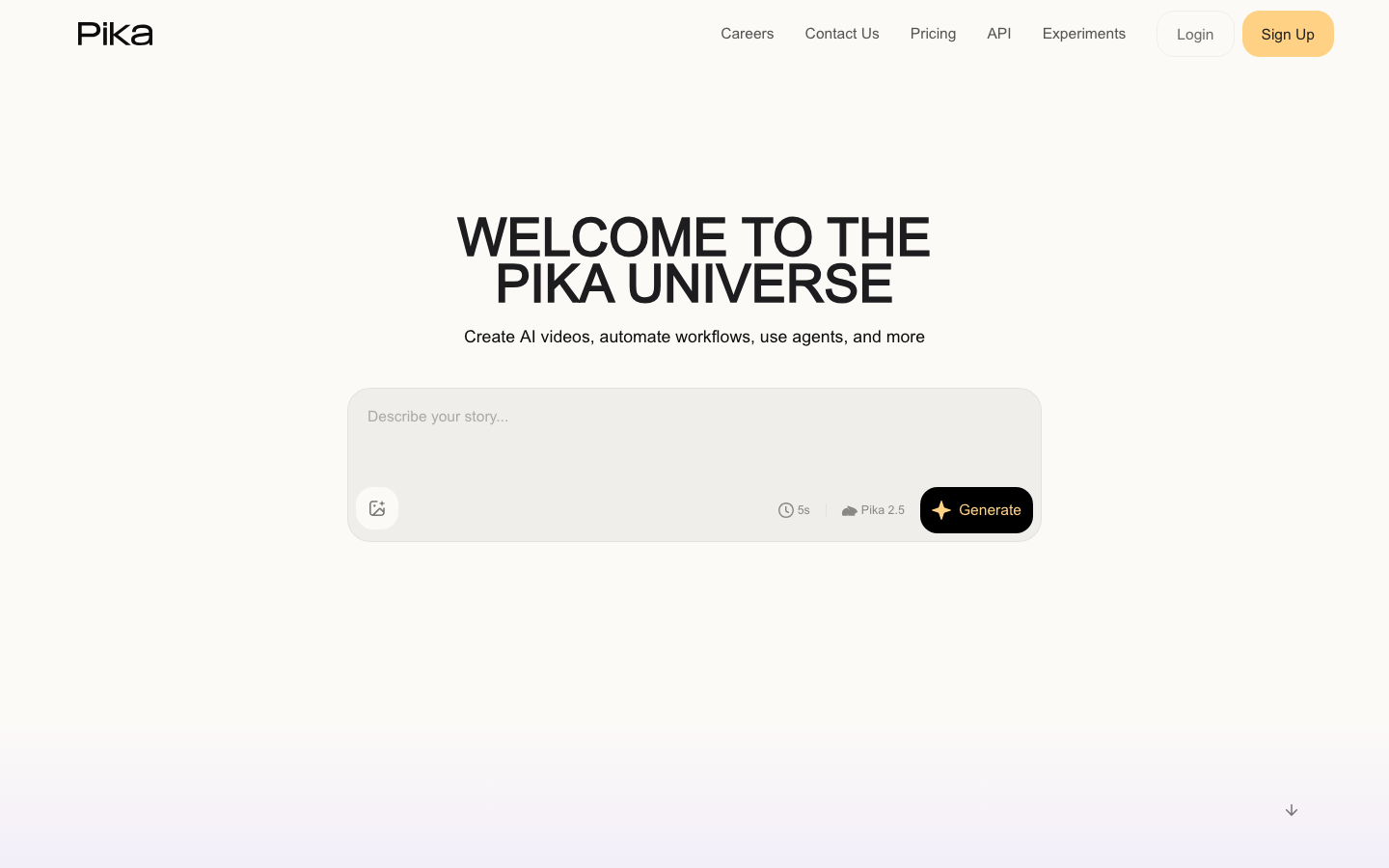 Pika 2.2 产品界面