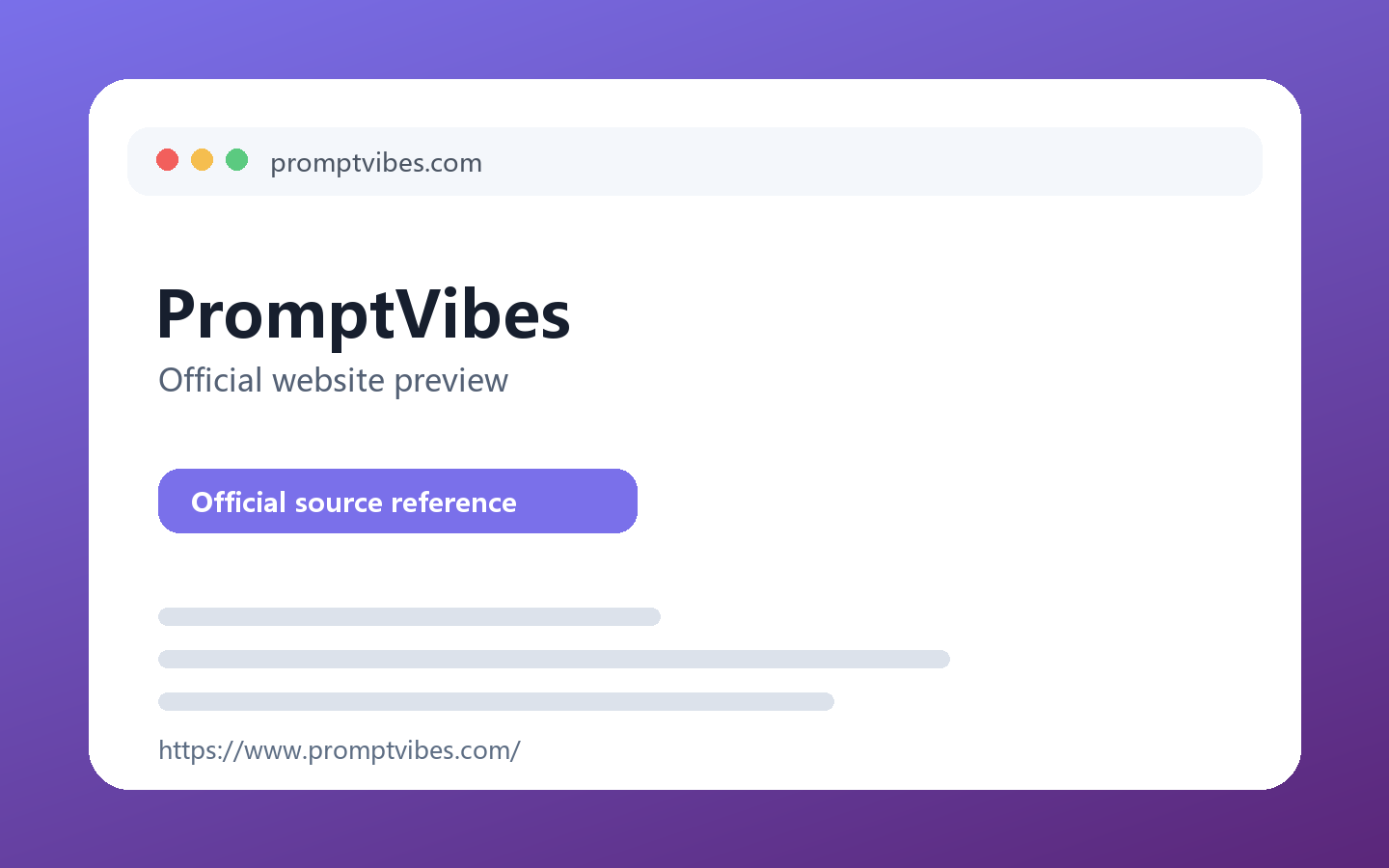 PromptVibes 产品界面