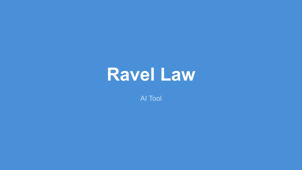 Ravel Law 产品界面