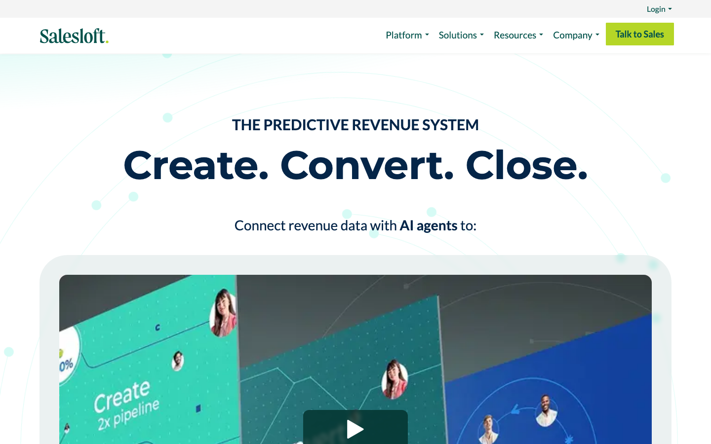 Salesloft 产品界面