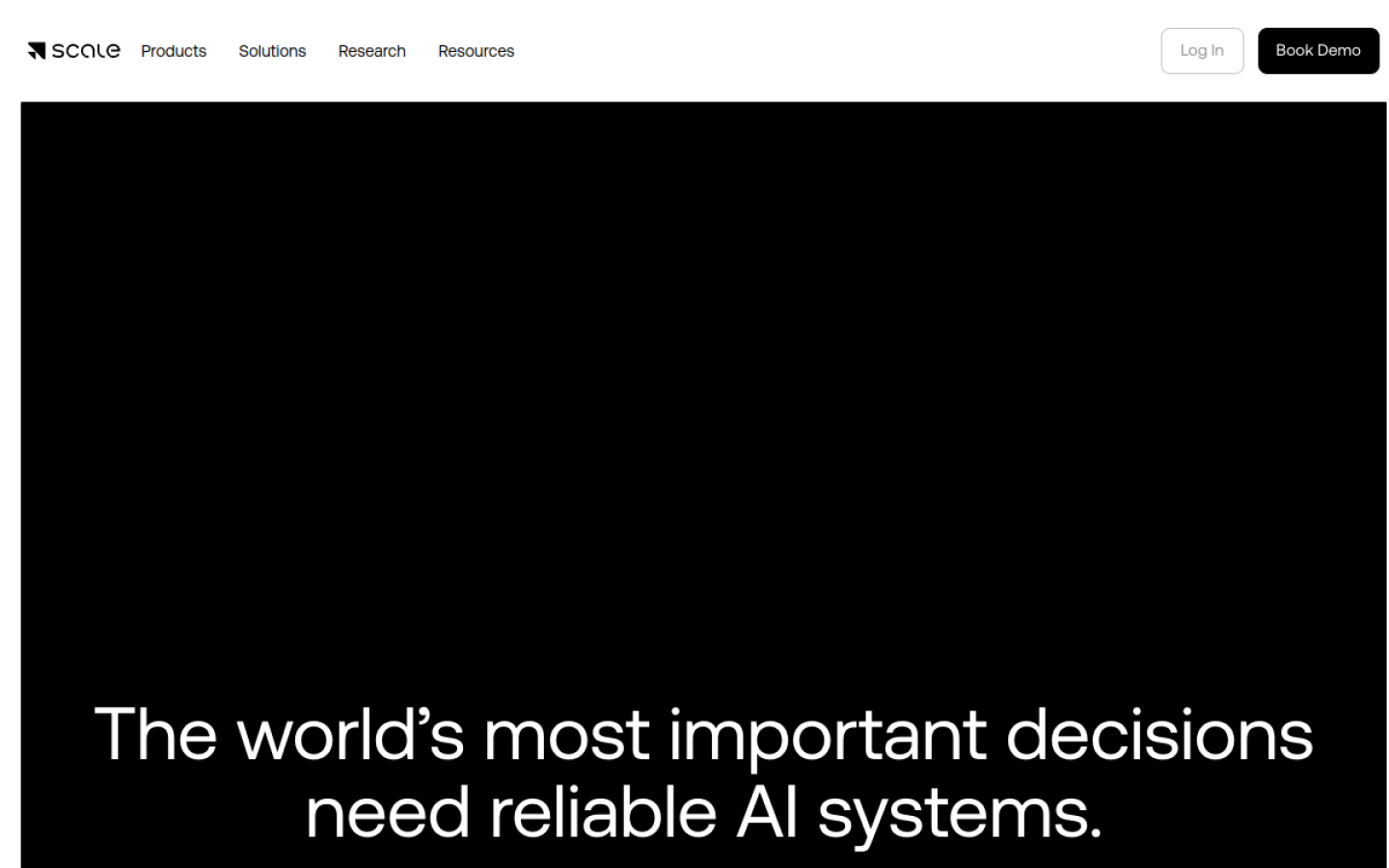Scale AI 产品界面
