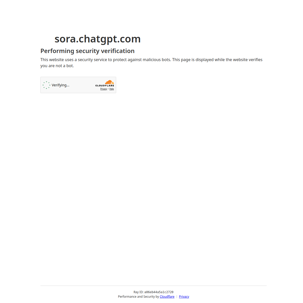 Sora 产品界面