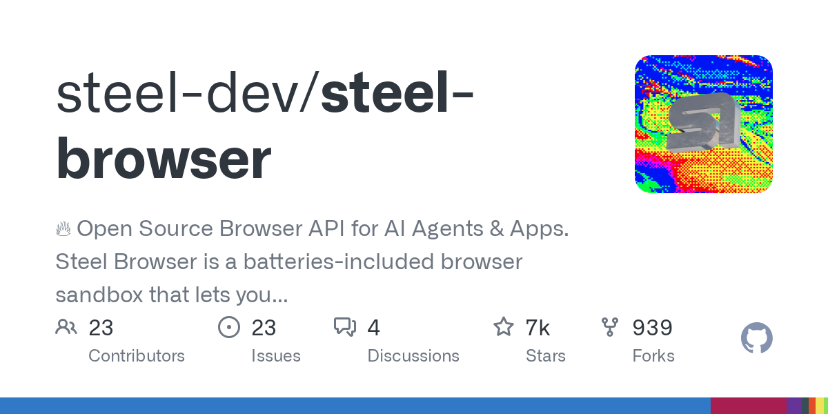 steel browser 产品界面