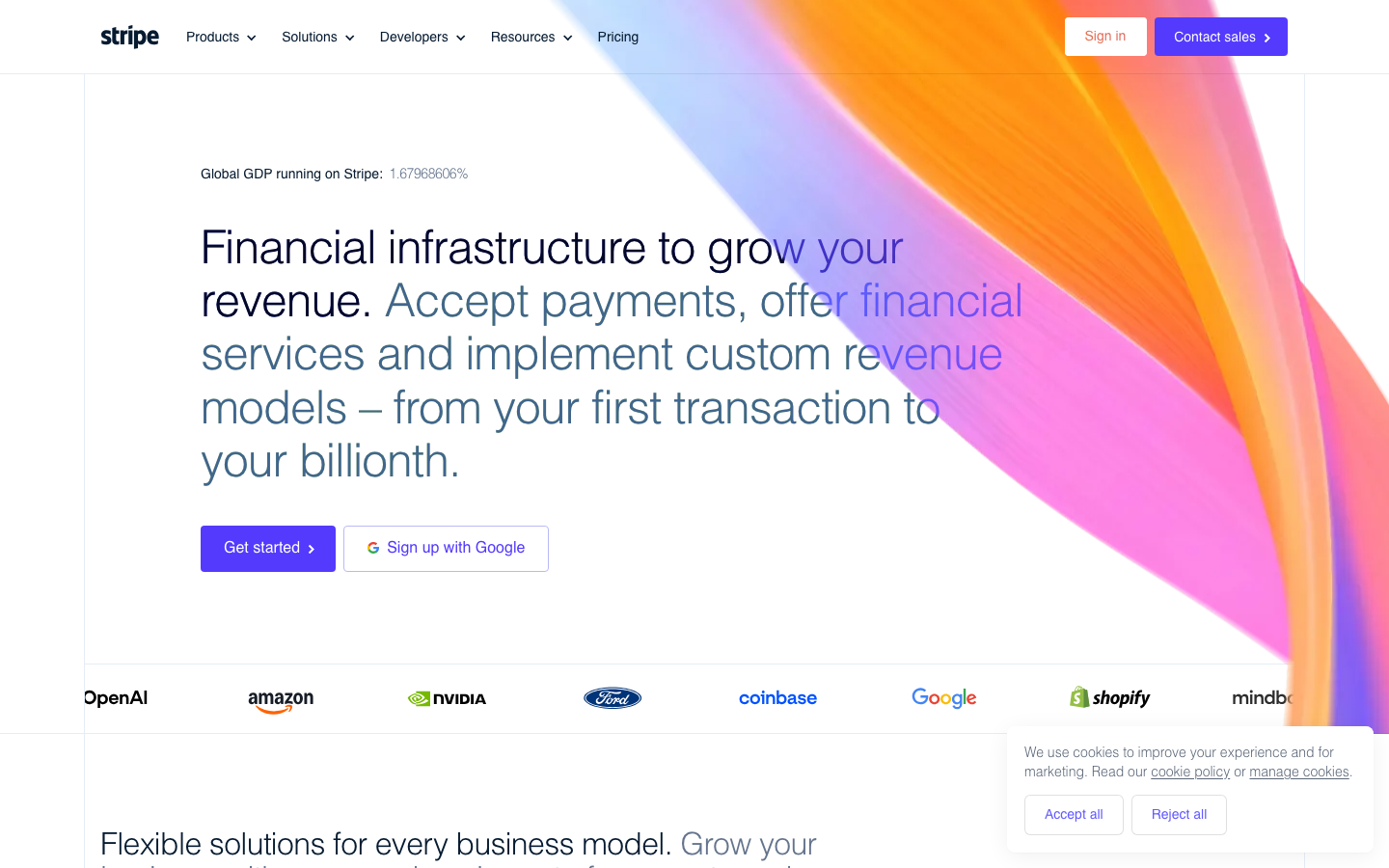 Stripe AI 产品界面