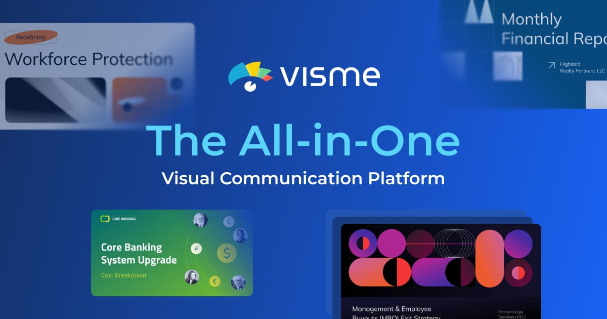 Visme 产品界面