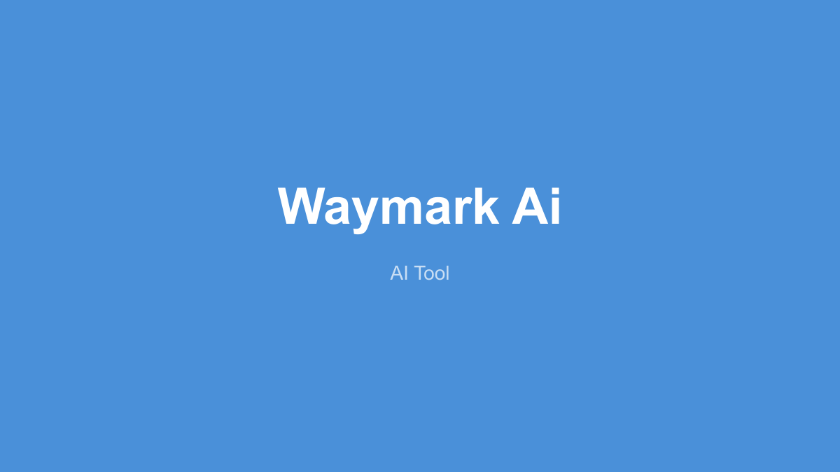 Waymark 产品界面