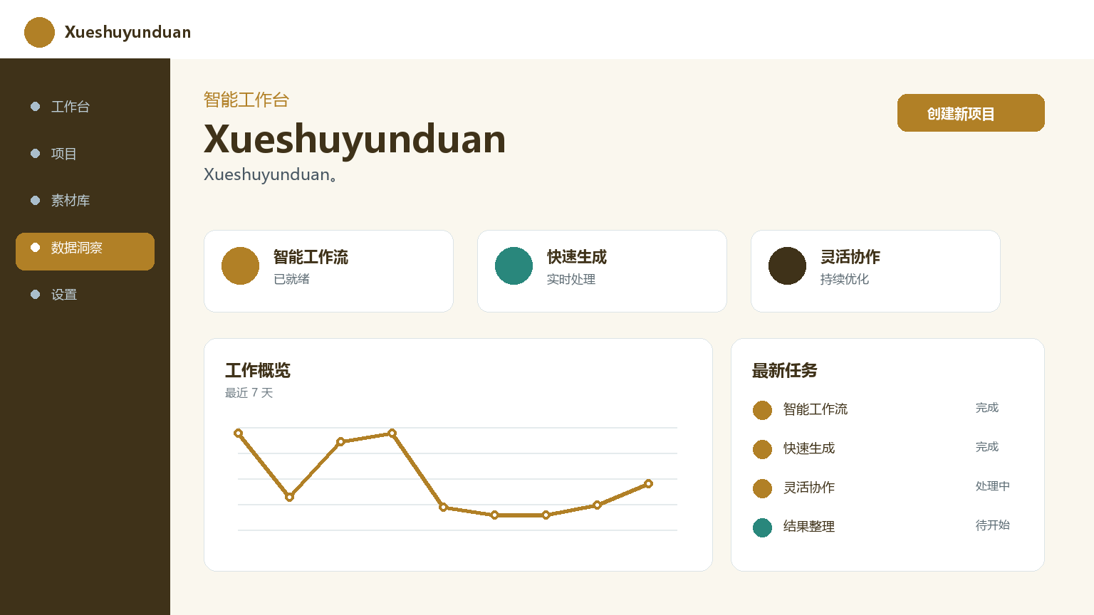 Xueshuyunduan 产品界面