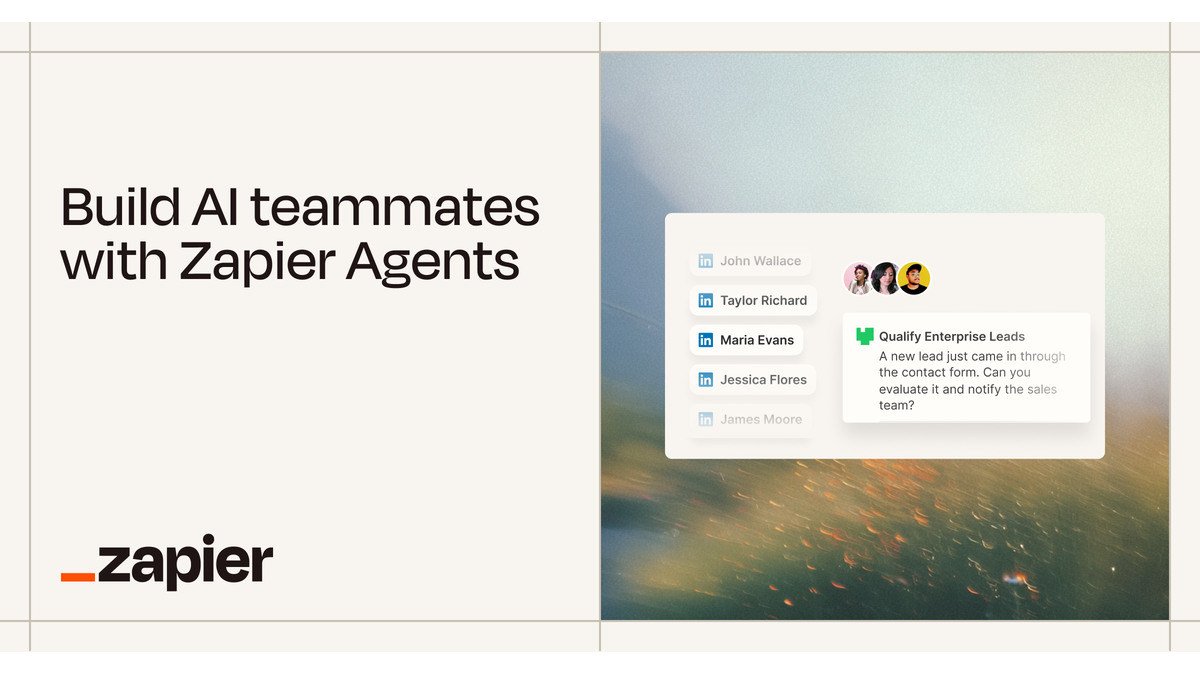 Zapier Agents 产品界面