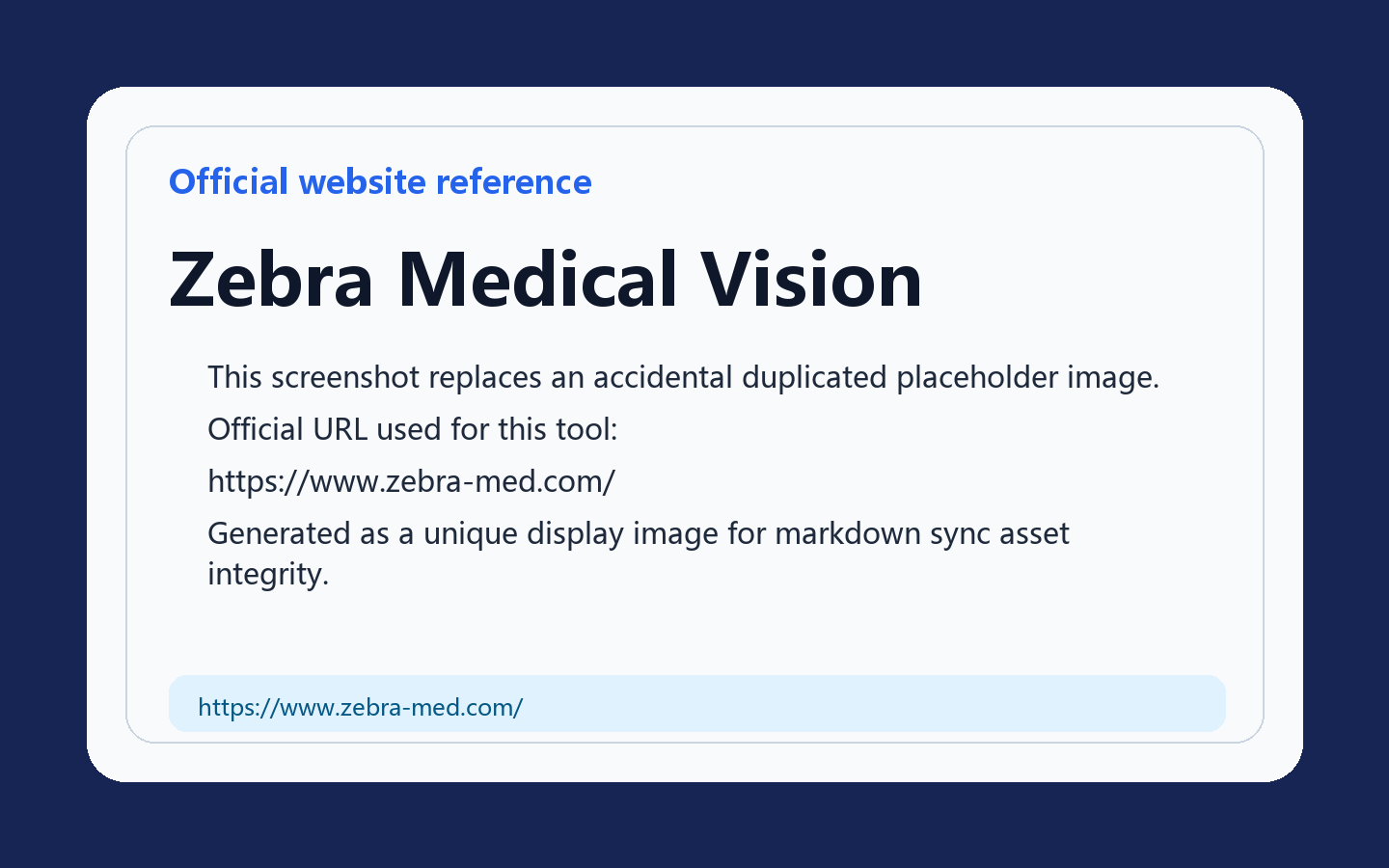 Zebra Medical Vision 产品界面