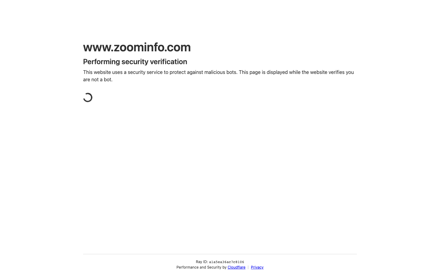 ZoomInfo 产品界面